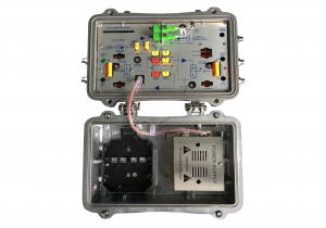 1 GHz Optical node, 2 active outputs up to 4 with passive splitting